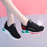 Platform Sneakers 2020 New Spring Fashion Women Casual Shoes Breathable Mesh Shoes Woman Black Sneakers Tenis