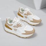 Breakj Korean Version Low Help Dad Shoes Female 2025 Summer New Breathable Student Sports Increase Leisure