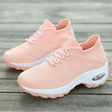Sneakers Women Flats Breathable Casual Shoes Flats 6 Colors Wedges Sneakers for Women Mesh Sock Zapatos De