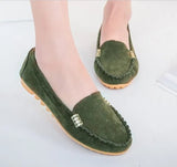 Version Of Women 2023 Spring And Autumn Shallow Mouth Bean Shoes Flat Heel Single Shoes Women A Foot Pedal Women's Shoes Lazy Shoes Large Size