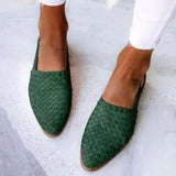 Women's Sneakers Summer 2023 Shoes Woman-shoes New Roses Large Casual Basic Flat Scandals Fretwork Buckle Strap Rubber Pointed
