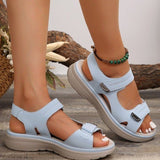 Breakj Sports Sandals 2025 New Thick-Bottomed Leisure Magic Sticker Beach Cool Slippers