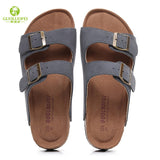 Summer Men's Mule Clogs Slippers High Quality Classic Two Buckle Cork Slides Sandals Footwear For Men Women Unisex