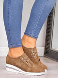2022 New High Heel Lady Casual Women Sneakers Leisure Platform Shoes Breathable Height Increasing Shoes Women Flats Plus Size