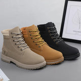 New Korean Martin Boots Extra-Large Size Women's Boots Outdoor Thick-Soled Autumn And Winter