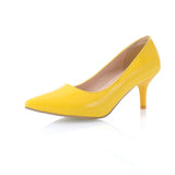 Breakj And Size High Heel Women's Shoes Simple Pointed Thin With Spring And Autumn Single Shoes