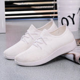 Shoes Women Sneakers Casual Shoes Black Net Shoes Slip On Flats Female Chaussures Femme Zapatos De