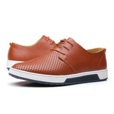 Breakj Plus-Size Hollow Out Men's Shoes Fashion Trend Youth Sandals Breathable Casual Leather