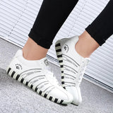 Breakj Spring and Autumn Women's Shoes Flat Sole Board Shoes Women's Comfortable Students' Breathable Outdoor Shoes Casual