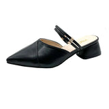 Sandals And Slippers Women Wear High-Heeled Shoes Inside And Outside The Korean Version Of The New Baotou Semi-Slippers In