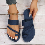 Breakj Spring And Summer New Large-Size Cobage Women's Slippers Set Fashion Comfortable Flat Women's Cool