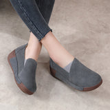 Breakj 2023 New Cow Skin Sneakers Korean Version Of The Fashion Thick-Soled Rocker Women's Singles Mother Shoes Casual Women's