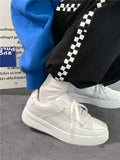 White Shoes Women's New Casual White Shoes Fashion Shoes Thick Soles, Flat Heels, Comfortable Breathable Board Shoes In The Spring Of