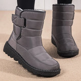 Boots 2021 New Winter Boots With Platform Shoes Snow Botas De Mujer Waterproof Low Heels Ankle Boots Female Women