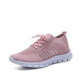 Mesh Sneakers Lace Up Flat Vulcanized Breathable Ladies Shoes Comfortable Walking Casual Summer Spring Female Fashion
