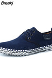Men Sneakers Summer Shoes Plus Size 2023 Fashion Lace-up Platform Sneakers Men Shoes Solid Casual Shoes Man zapatillas