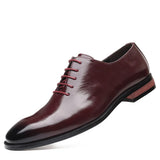 Breakj Pointed Casual Shoes Trend Business Is Breathable British Trend Increased Men's Shoes Versatile Autumn Leather Shoes