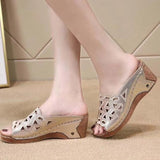 Women Sandals Designer Shoes Woman Thick Sole Platform Sandals Woman Comfortable Ladies Sandals Beach Femmes