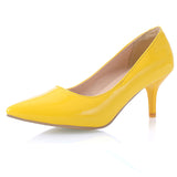 Breakj And Size High Heel Women's Shoes Simple Pointed Thin With Spring And Autumn Single Shoes