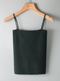 basic women tank top Summer white knit tank top Women sexy knitted camisole sleeveless strip