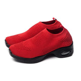 Women Sneakers Running Shoes Outdoor Sports Shoes Breathable Mesh Shoes Air Cushion platform shoes Jazz dance