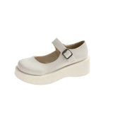 2024, The New Spring And Summer Mary Jane Shoes Loose Cake Bottom Bow Students JK All Kinds Of Sweet