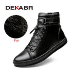 Brand Winter Warm Men Snow Boots High Top Fur Men's Boots Fashion Autumn Men Boots Casual Male Classic Shoes Size