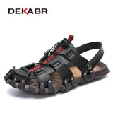 Summer Men's Sandals Beach Shoes Summer Leisure Beach Roman Men Outdoor Sandals High Quality Soft Bottom Sandals