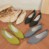 Large-Size Spring And Autumn New Sharp Head Flat Bottom Flying Shallow Soft Base Comfortable One Foot Pedal Bean