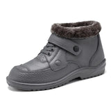Men Winter Rain Boots Warm Snow Boots Non-Slip Men Rain Shoes Waterproof Rain Boots Men's Water Boots Rubber Work