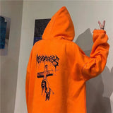 Men's Hoodies Sweatshirts Autumn Women Men Hip Hop Male Hoodies Streetwear Punk Devil Print Hoodie Males Autumn