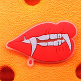 Designer Vampire Shoe Charm Accessories Scary Halloween Monster Shoes Buttons Skeleton Sandals Charm