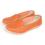 Sale Genuine Leather Women Shoes 2017 Fashion Lace up Casual Flat Shoes Peas Non-Slip Outdoor Shoes Plus Size 34