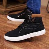Spring Style English Frosted Belt Buckle Men's High Upper Shoes Popular Men's Shoes Men's Board Shoes A862 Men's