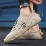 Shoes For Men Loafers cow Suede Leather Men Boat Shoes Luxury Brand Handmade outdoor Men Slip on Shoes Male