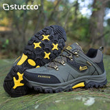Winter Snow Boots Waterproof Leather Sneakers Super Warm Men Platform Boots Outdoor Male Hiking Boots Work Shoes Plus