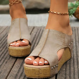 Breakj Slopes And Slippers Women Wear 2025 Summer New Women's Thick Bottom Fish Mouth