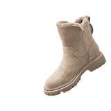 Breakj Boots Women's Winter 2025 New Tuffed Women's Shoes Warm Boots Thick Cotton Shoes Northeast Women's