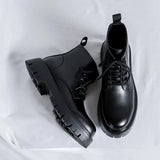 Breakj Men's Summer Hework Leather Boots