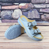 Breakj Buckle Flat Open Toe Casual And Comfortable Beach Sandals Women's Plus Size Platform Heel