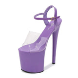 Breakj 17Cm20cm Special High Heels Capillary With Sexy Waterproof Platform Hate Day Superb High Slippers Female