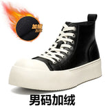Breakj Board Shoes Men's Breathable Platform Increased Star Same Big Derby Shoes Casual Shoes