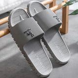 new household bathroom slippers women's summer antiskid men's home plastic soft bottom bath couple women's