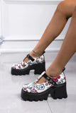 Flower Heels for Women Round Head Women Shoes 2022 Summer Shoes High Heels Womens Platform Heels Zapatos De