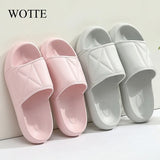 Indoor Floor Flat Shoes Summer Non-slip Flip Flops Bath Home Slippers Female Slipper Comfortable Mens Shoes House