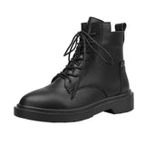 Breakj Women 2025 Autumn Martin Boots Short-Boxed With Coarse And Female Boots Korean