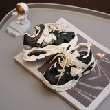Children's Sneakers 2024 New Mesh Breathable Small Middle and Large Kids Casual Shoes Boys and Girls Tennis