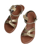 Breakj Sandals Women 2023 Summer Round Head Solid Color One-Line Soft Bottom Comfortable Large Size