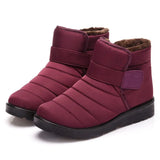 new snow Women boots waterproof winter boots women shoes solid shoes woman keep warm plush winter Large code botas