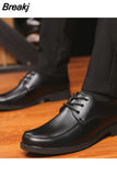 black Men Formal Shoes autumn Winter Men Dress Shoes Brand Men Leather Shoes Men Classic Business